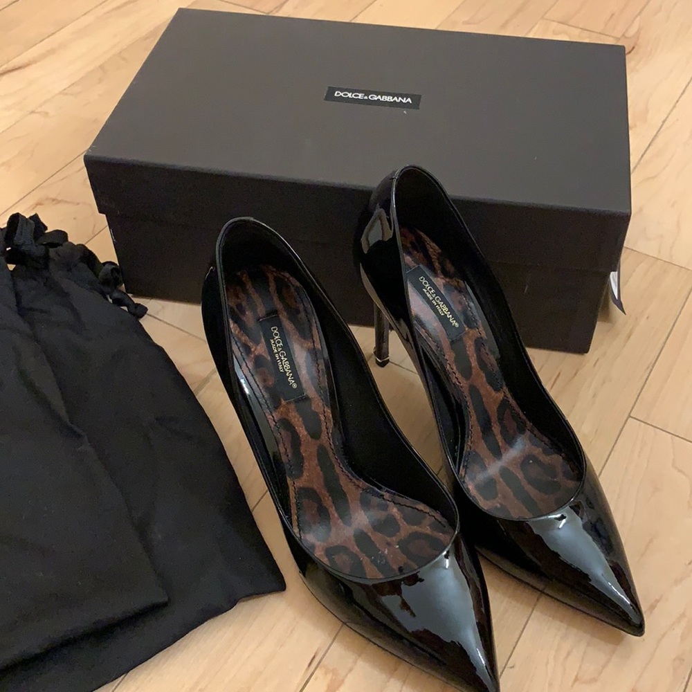 Dolce&Gabbana Kate leather pumps